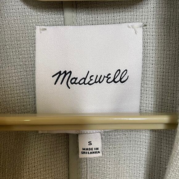 NWT Madewell Breezewoven Larsen Blazer Jacket Linen Oversized Breathable Size S - Picture 10 of 12